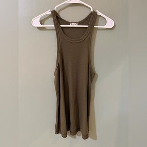 Free People Long Beach Tank Top Size  Small Women Taupe Brown